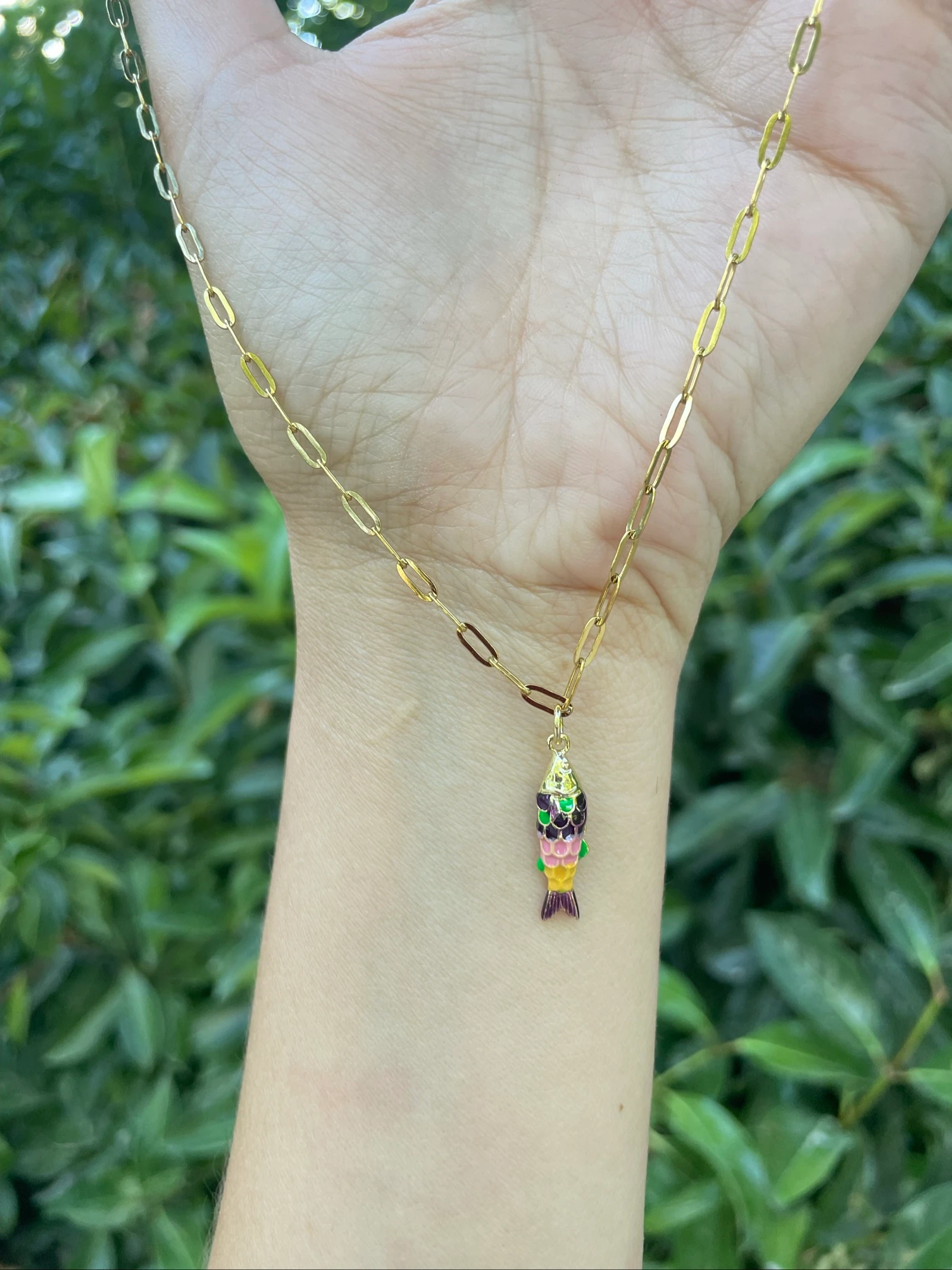Collar pez acero  – photo 3